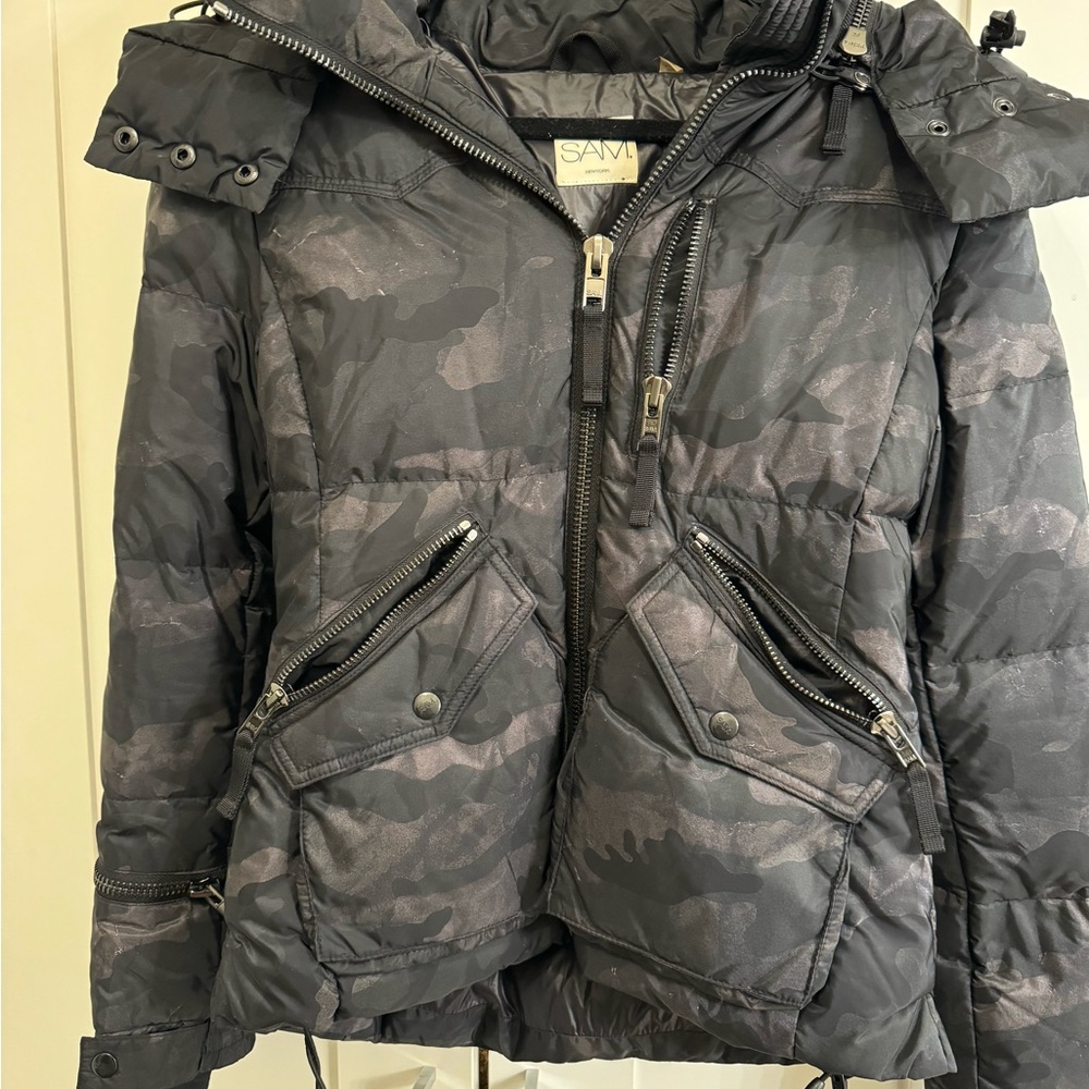 SAM. Camouflage Down Jacket